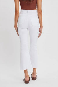 Cello - High Rise Crop Flare Jeans