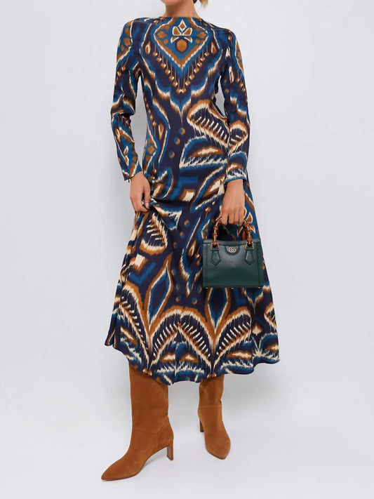 Farm Rio - Pineapple Ikat Maxi Dress