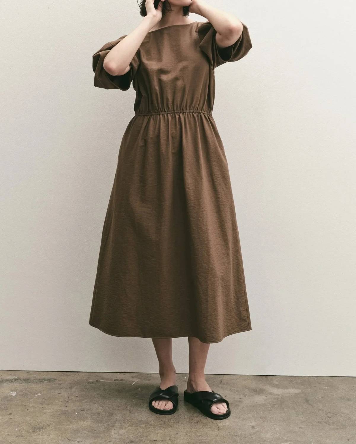 Mijeong Park - Balloon Sleeve Midi Dress