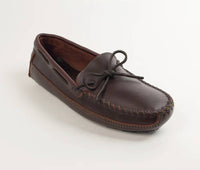 Minnetonka - Men's Double Bottom Driver Cowhide Moccasin