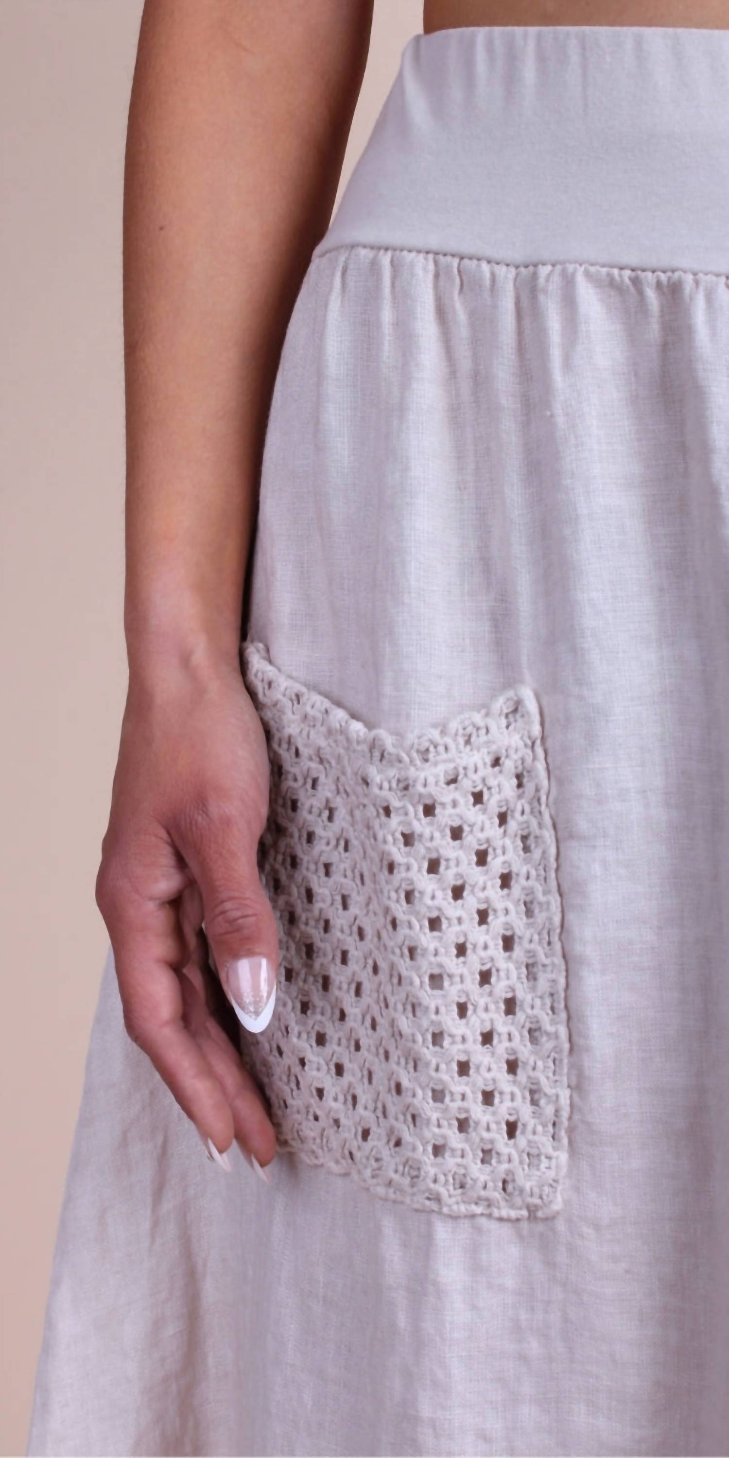 Gigi Moda - Primavera Linen Skirt
