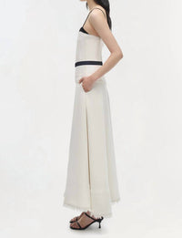 SIMKHAI Quinlen Dress in snow multi - women's dress - alternate view