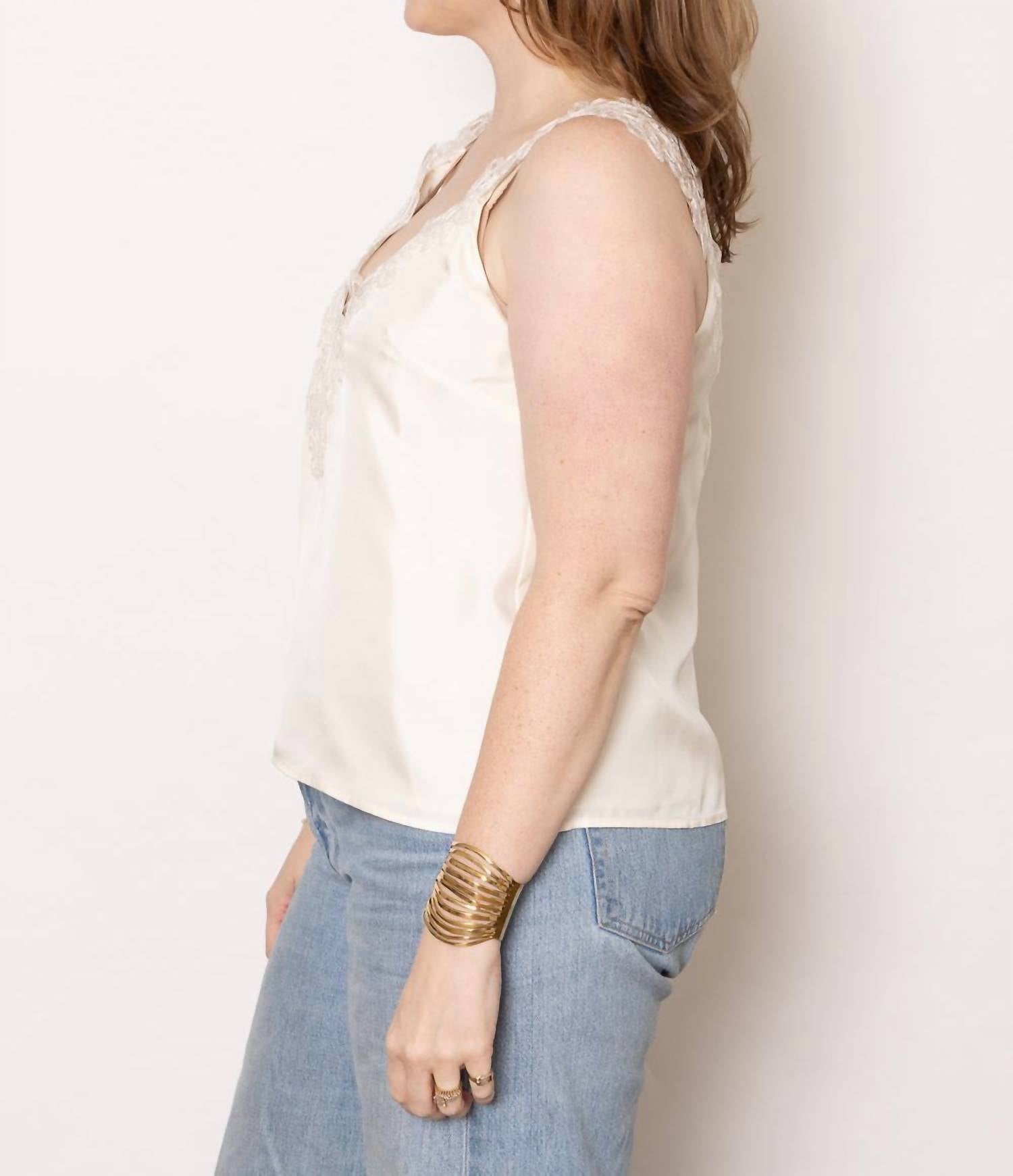 Rohe - V-neck Silk Lace Top