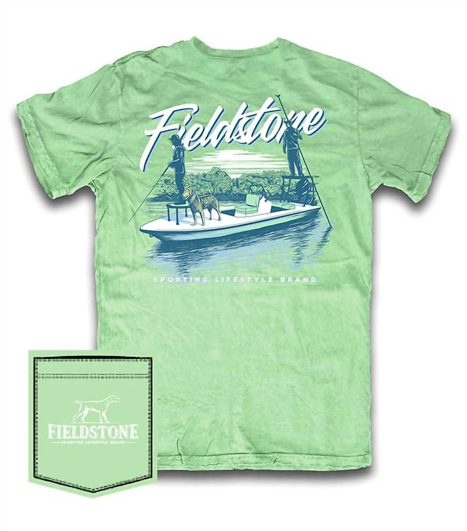 Fieldstone - Kid's Poling Skiff Tee