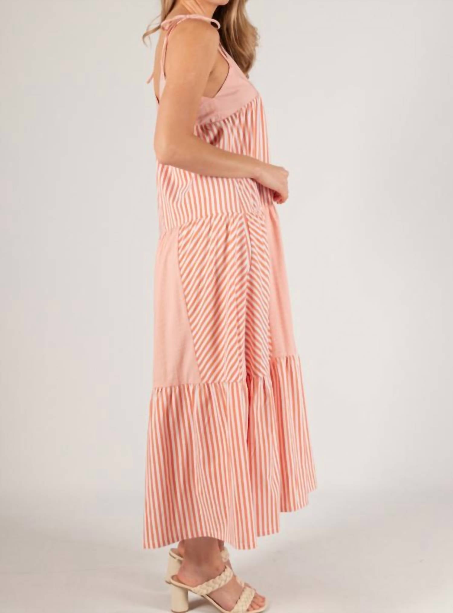 Before You Collection - Georgiana Striped Maxi Dress