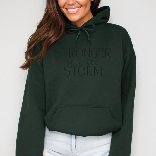 Faith & Life Christian Brands - Stronger Than The Storm Hoodie