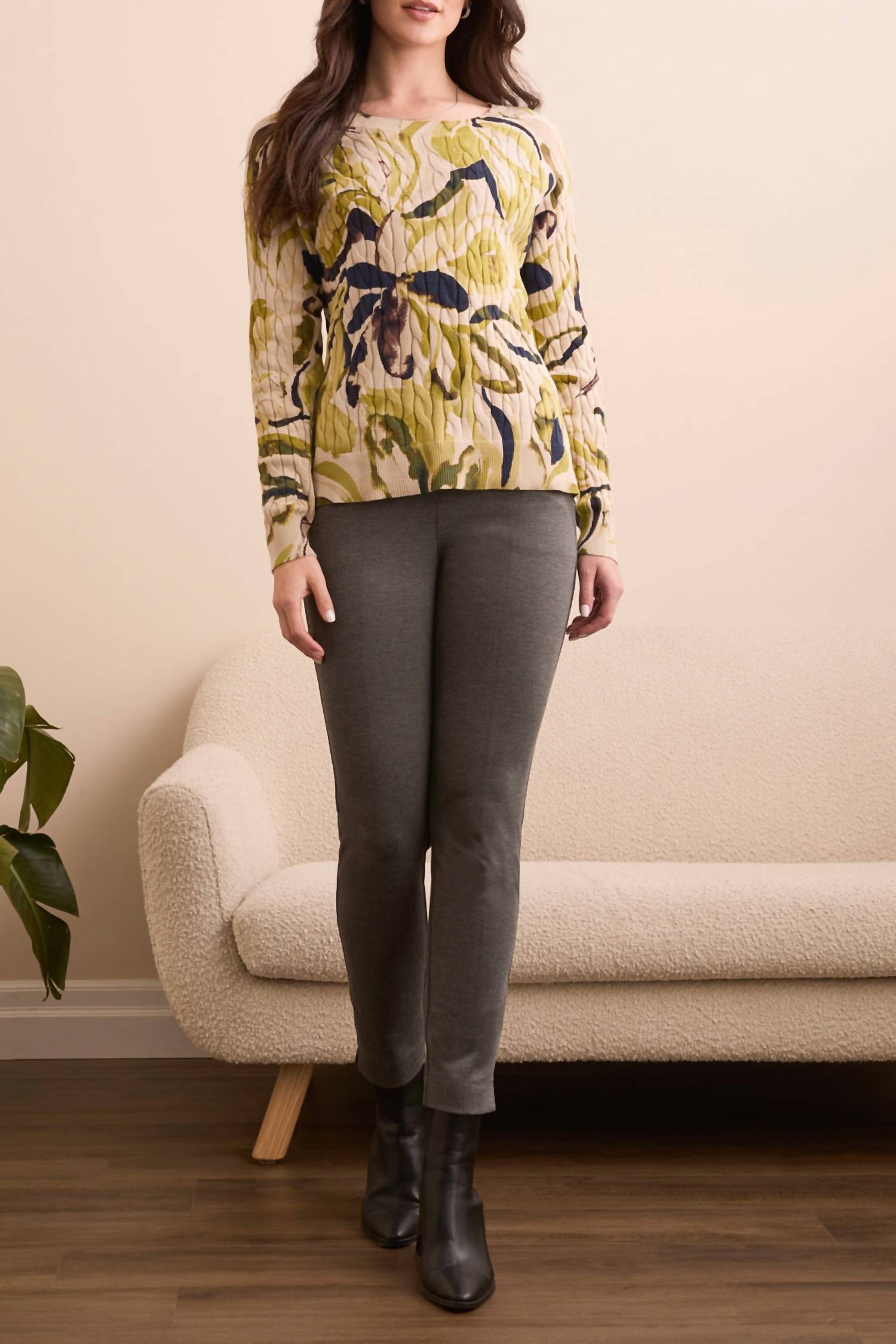 Tribal - Long Sleeve Crew Neck Sweater