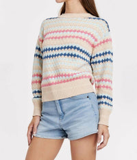 Another Love Jewel Sweater in spring fling - women's sweater - detail view