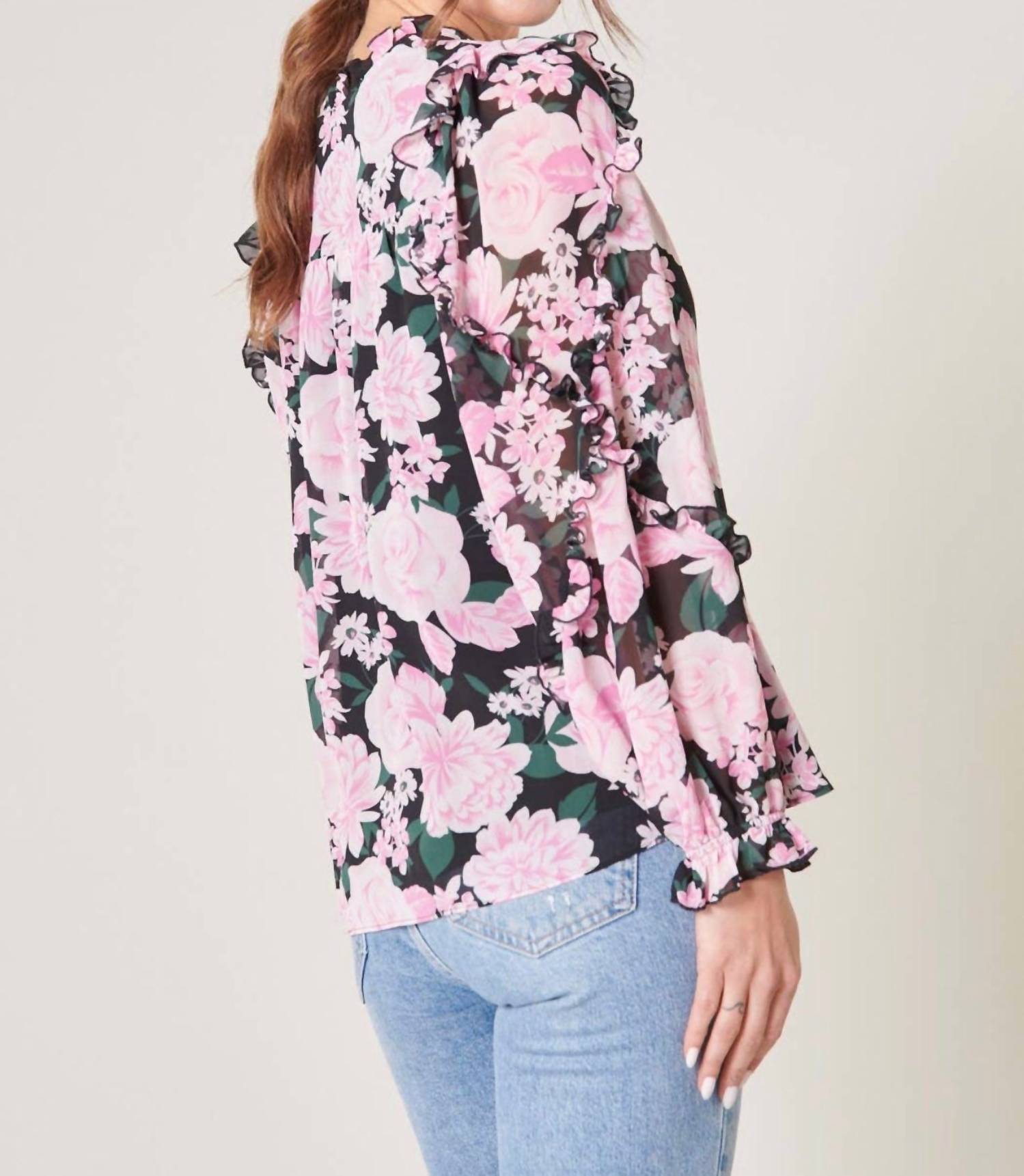 Sugarlips - Angelica Raj Ruffle Blouse