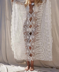 JEN'S PIRATE BOOTY Pixie Mykonos Kaftan Coverup in salt pixie - women's swimwear
