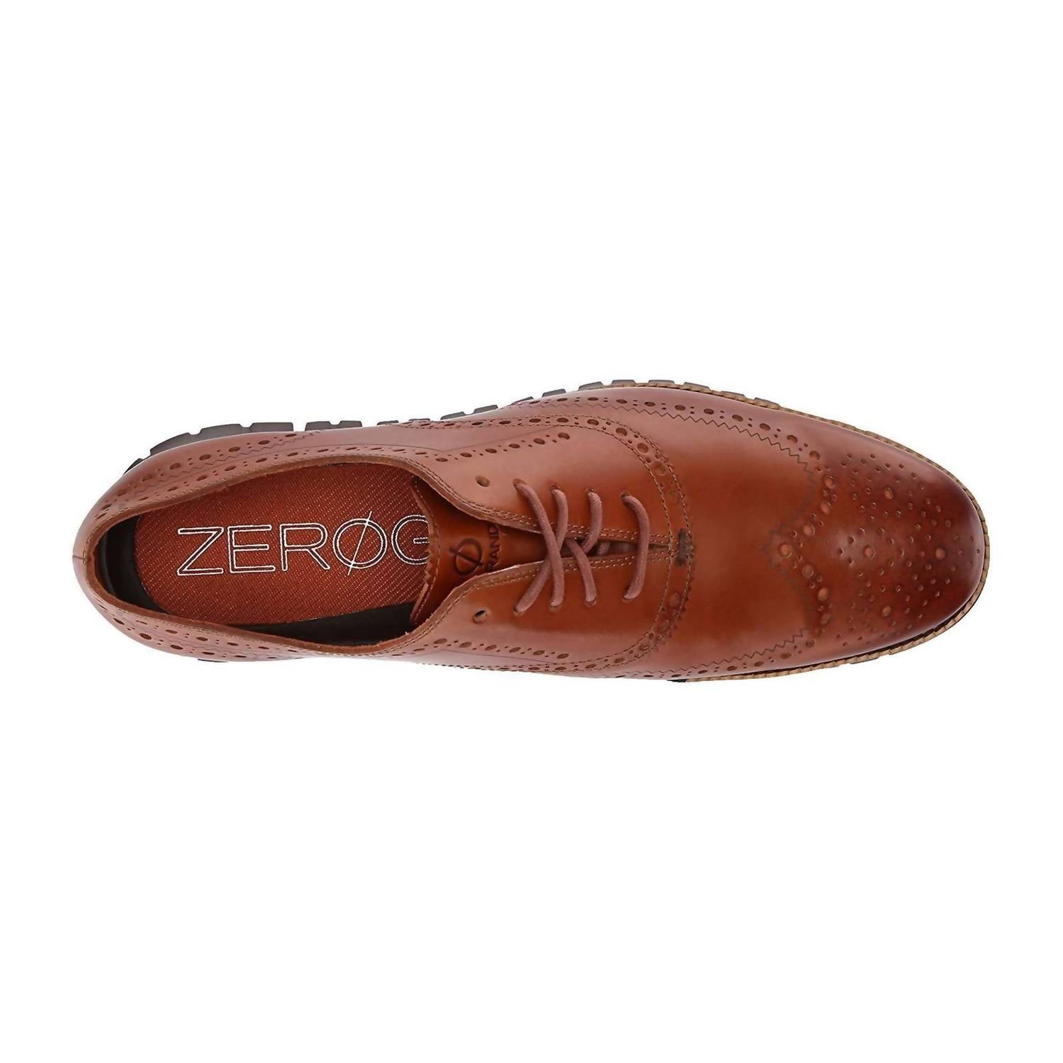 COLE HAAN Men's Zerogrand Wing Wide Oxford Shoes in british tan - men's shoe - view 7