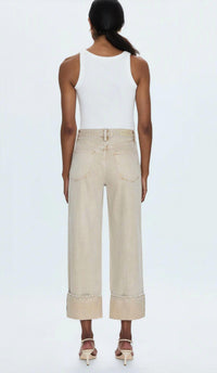 Pistola - Ryder High Rise Cuffed Straight Leg Jean