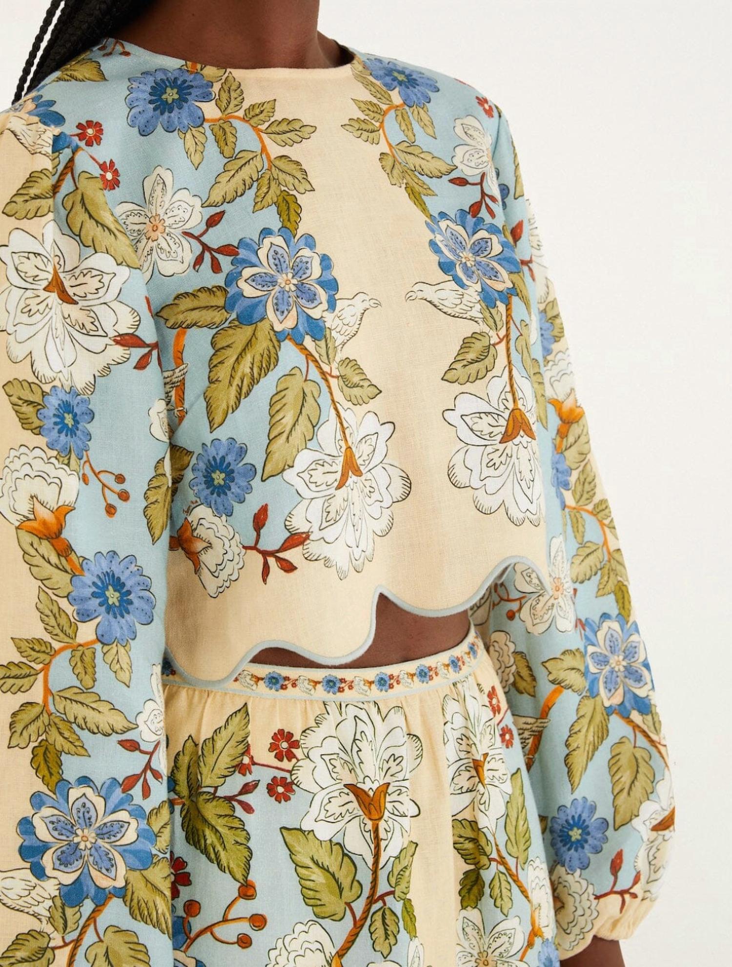 Farm Rio - Scarf Blouse