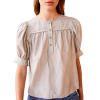 Ulla Johnson Women's Mira Top in ash - women's blouse
