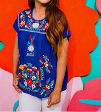 Layerz Clothing - Floral Embroidered Short Sleeve Top