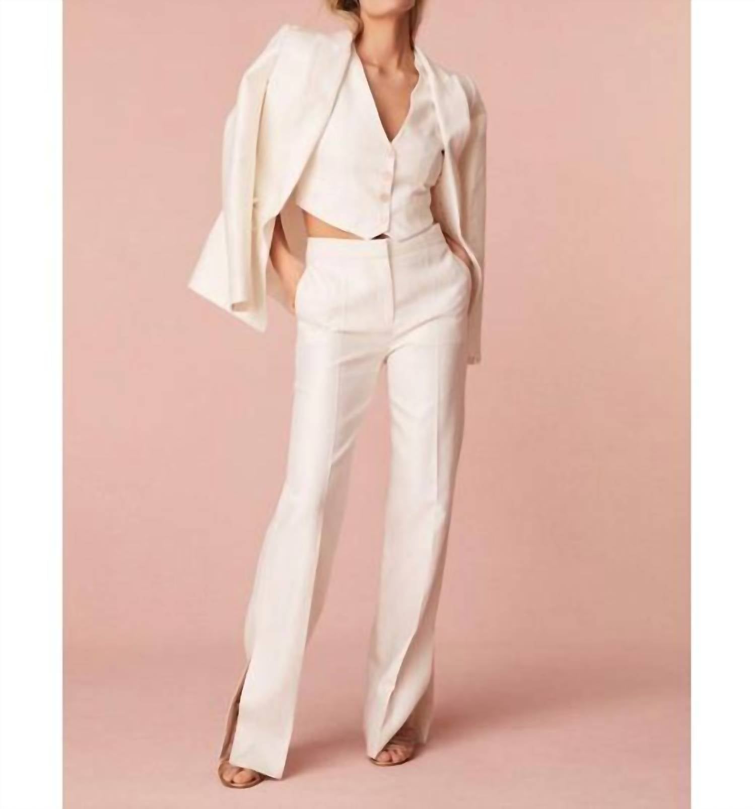 Loveshackfancy - Poppet Straight Leg Tailored Pants