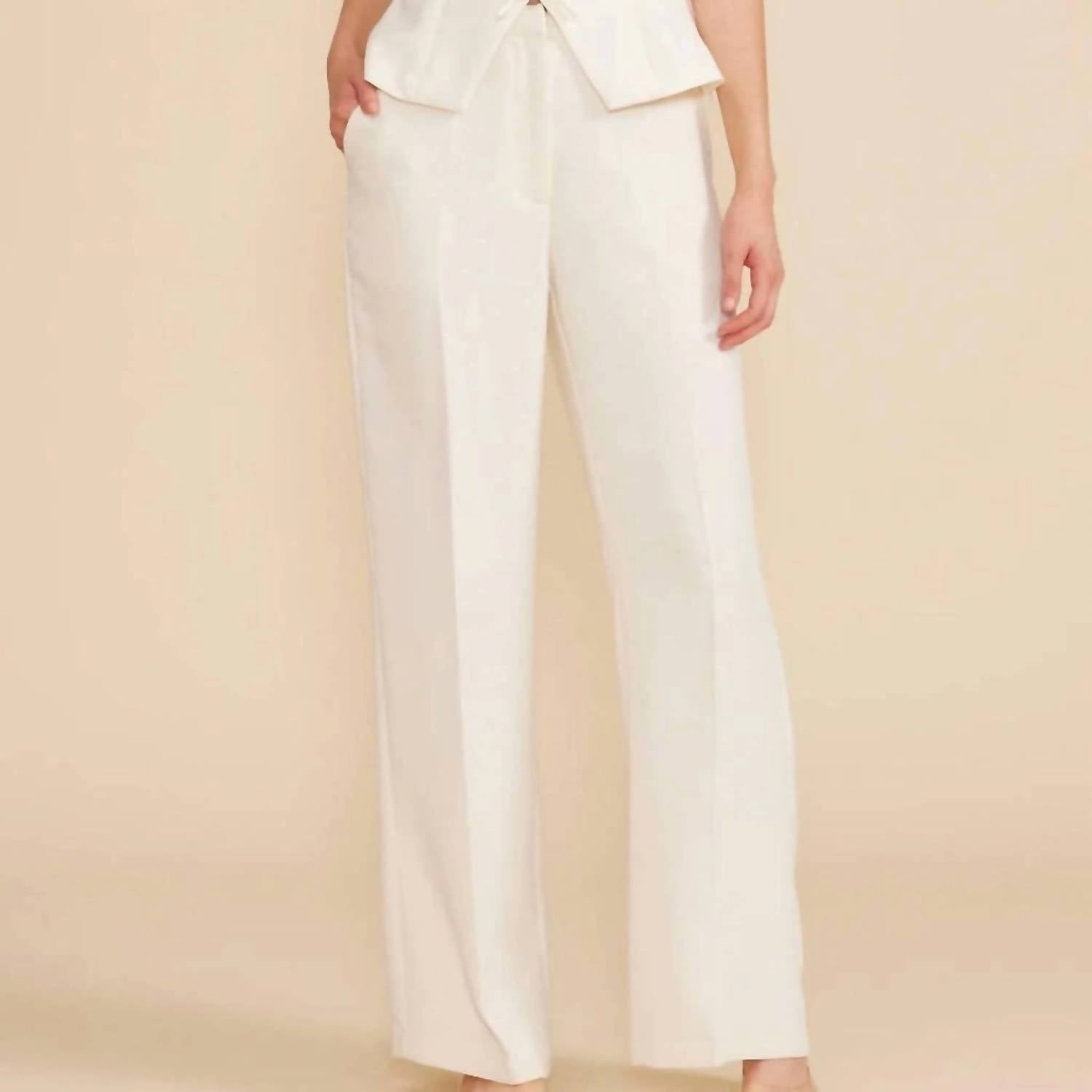 Lucy Paris - Valli Wide Leg Trouser Pants
