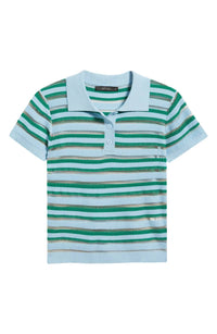 Deluc - Levanzo Stripe Knit Polo