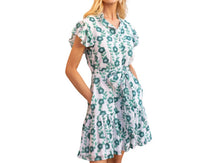 Oliphant - Ruffle Collar Button Mini Dress