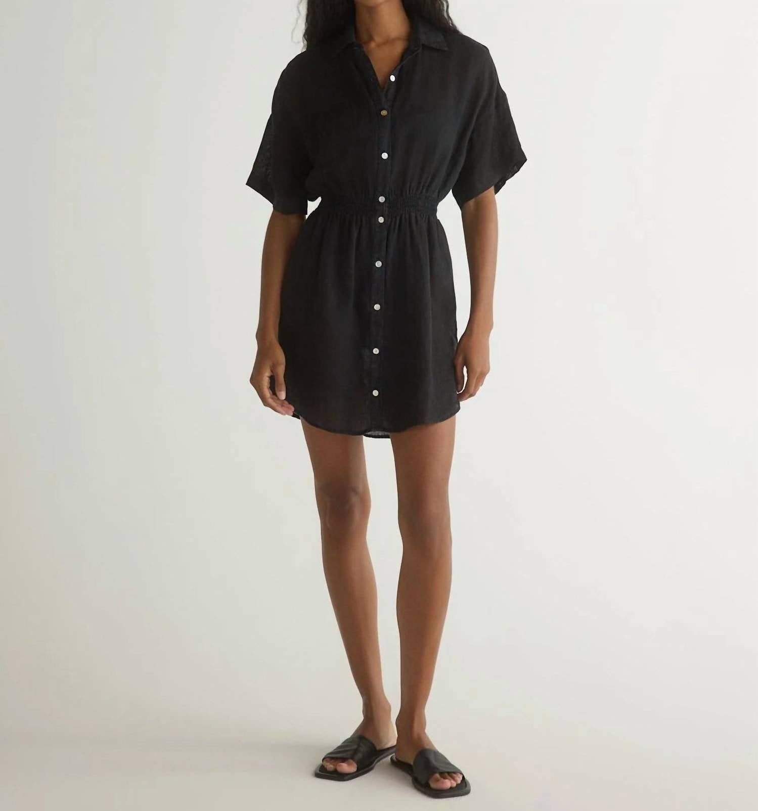 Bella Dahl - Smocked Short Sleeve Dress