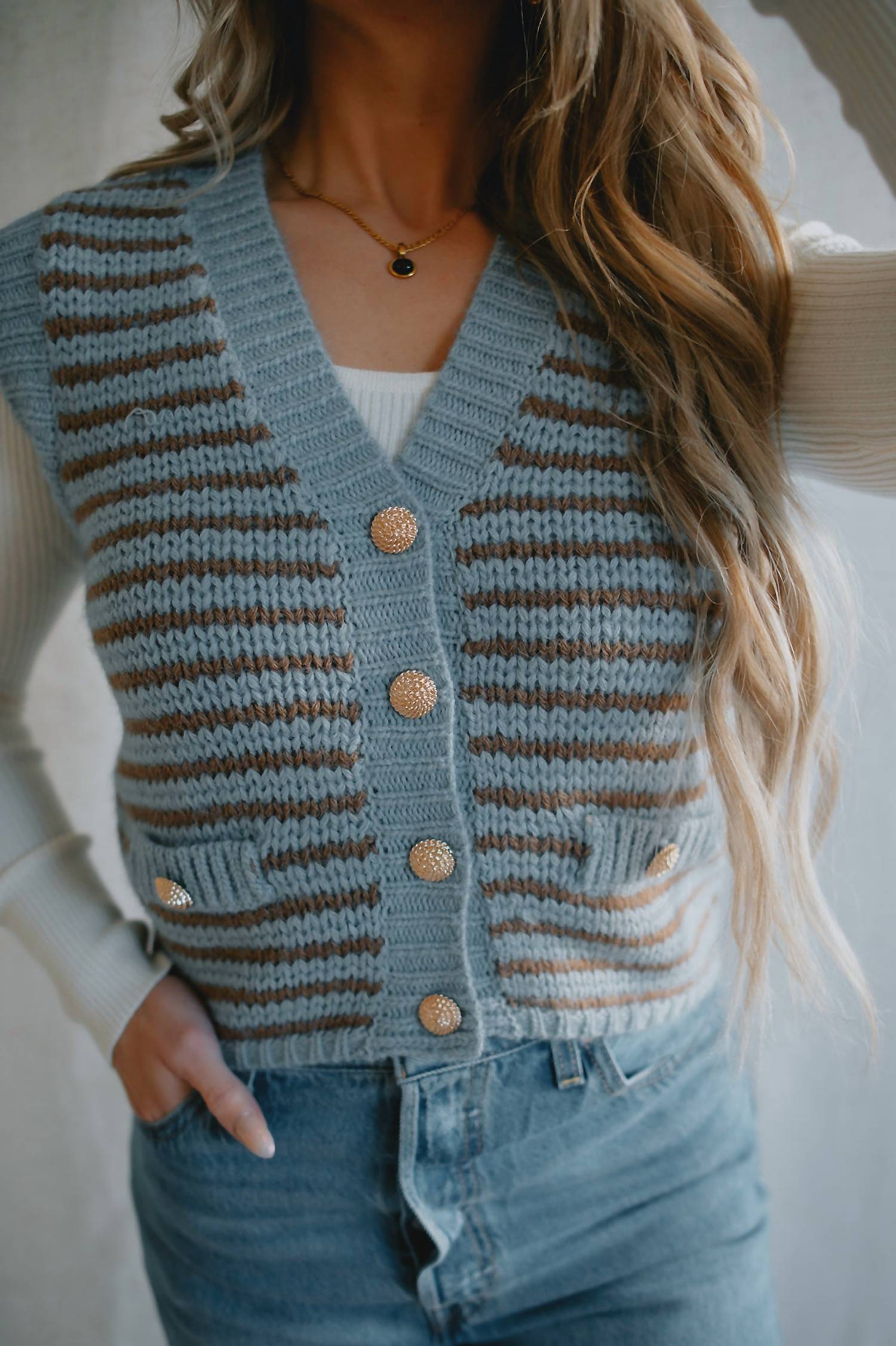 Heartloom - Stripe Ascher Vest