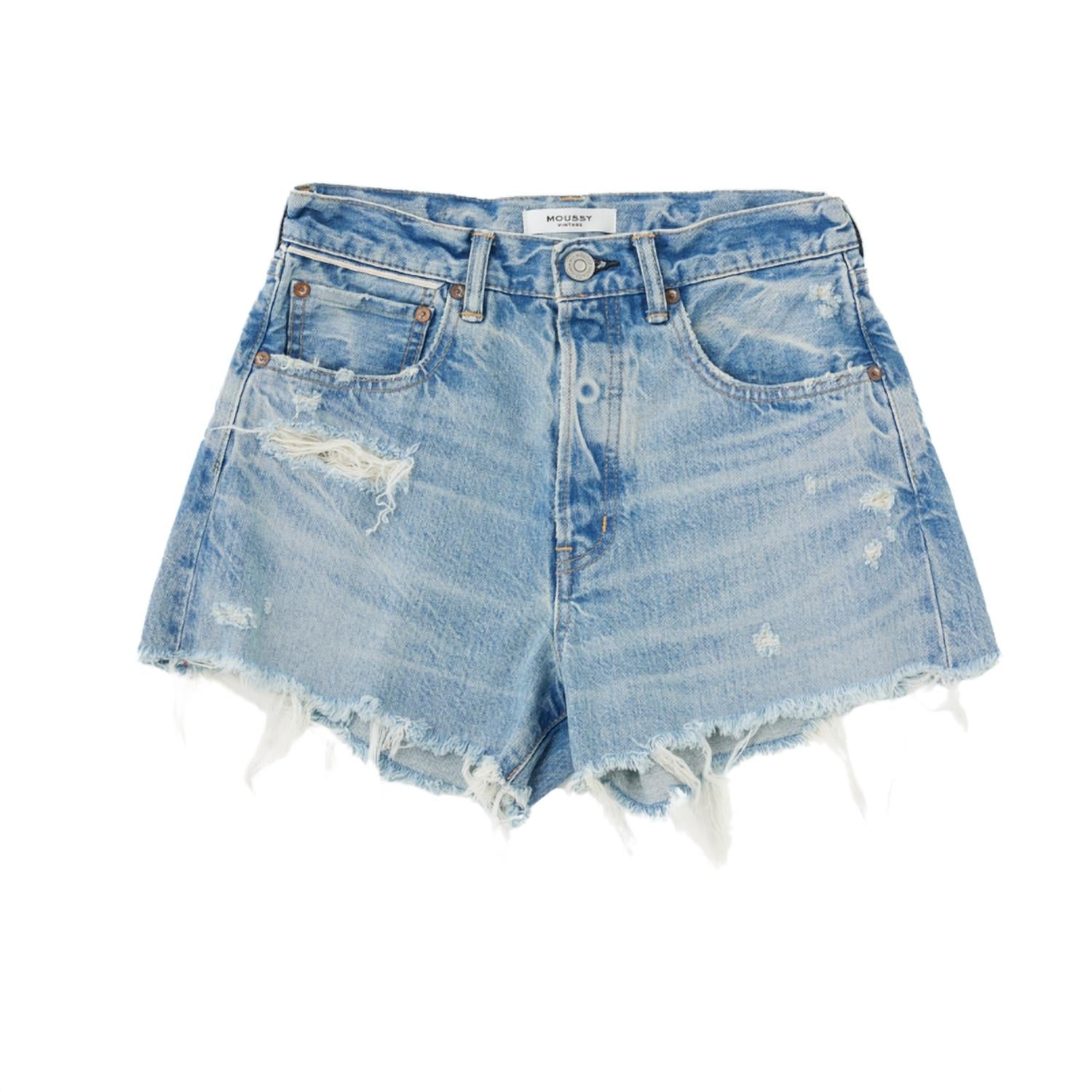 Moussy Ridgemere Shorts in blue - women's shorts - view 5