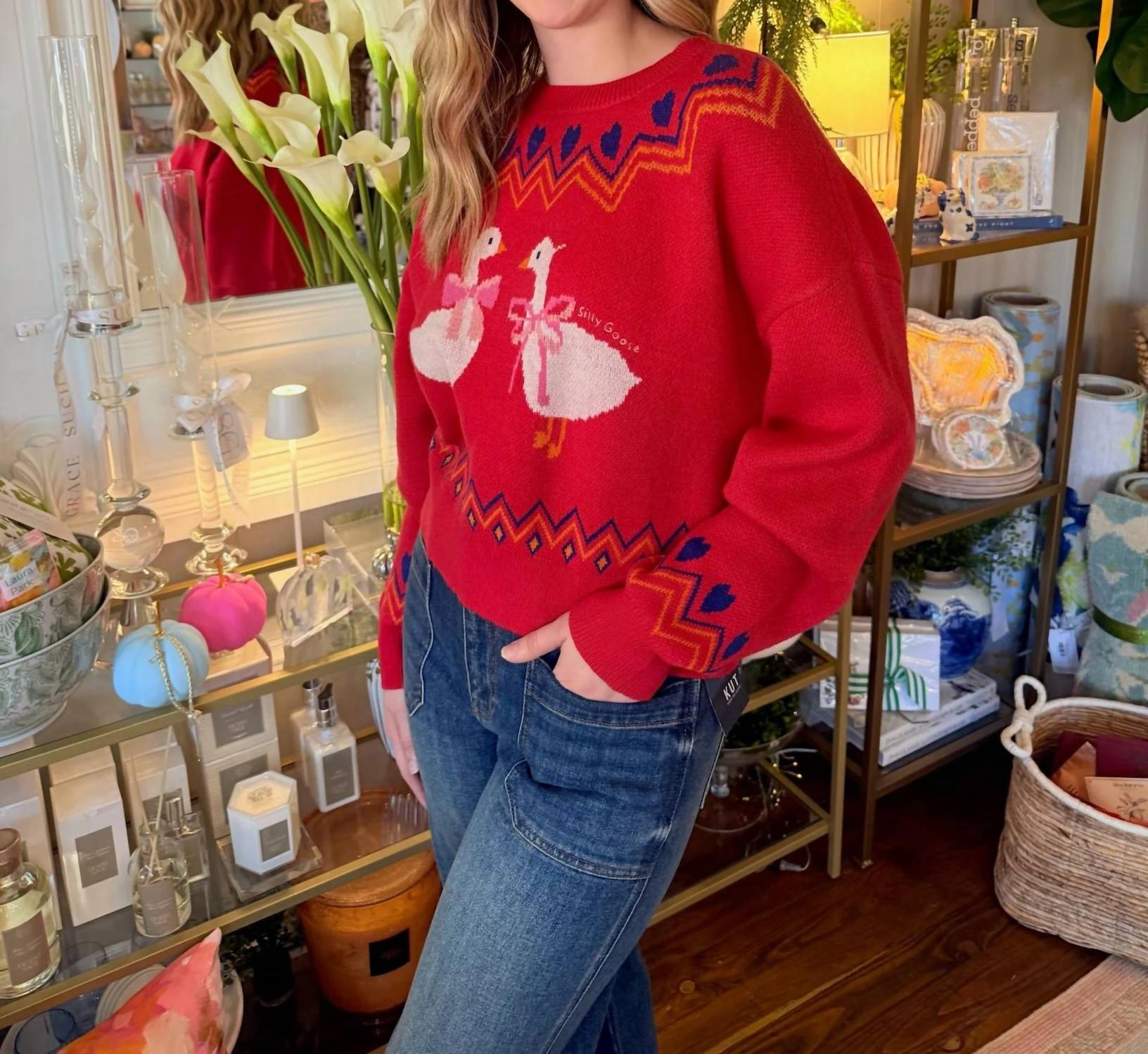 Ciebon - Women's Silly Goose Sweater