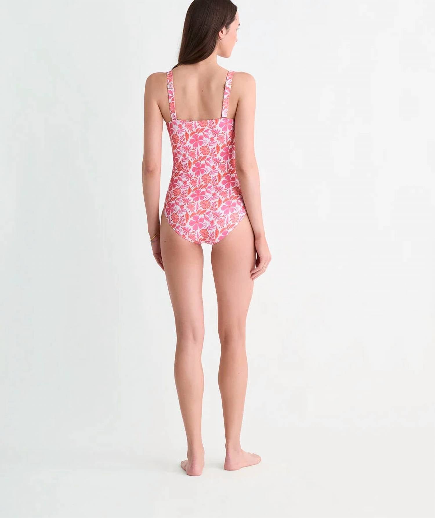 Vineyard Vines - Southampton Square Neck One-piece Swimsuit