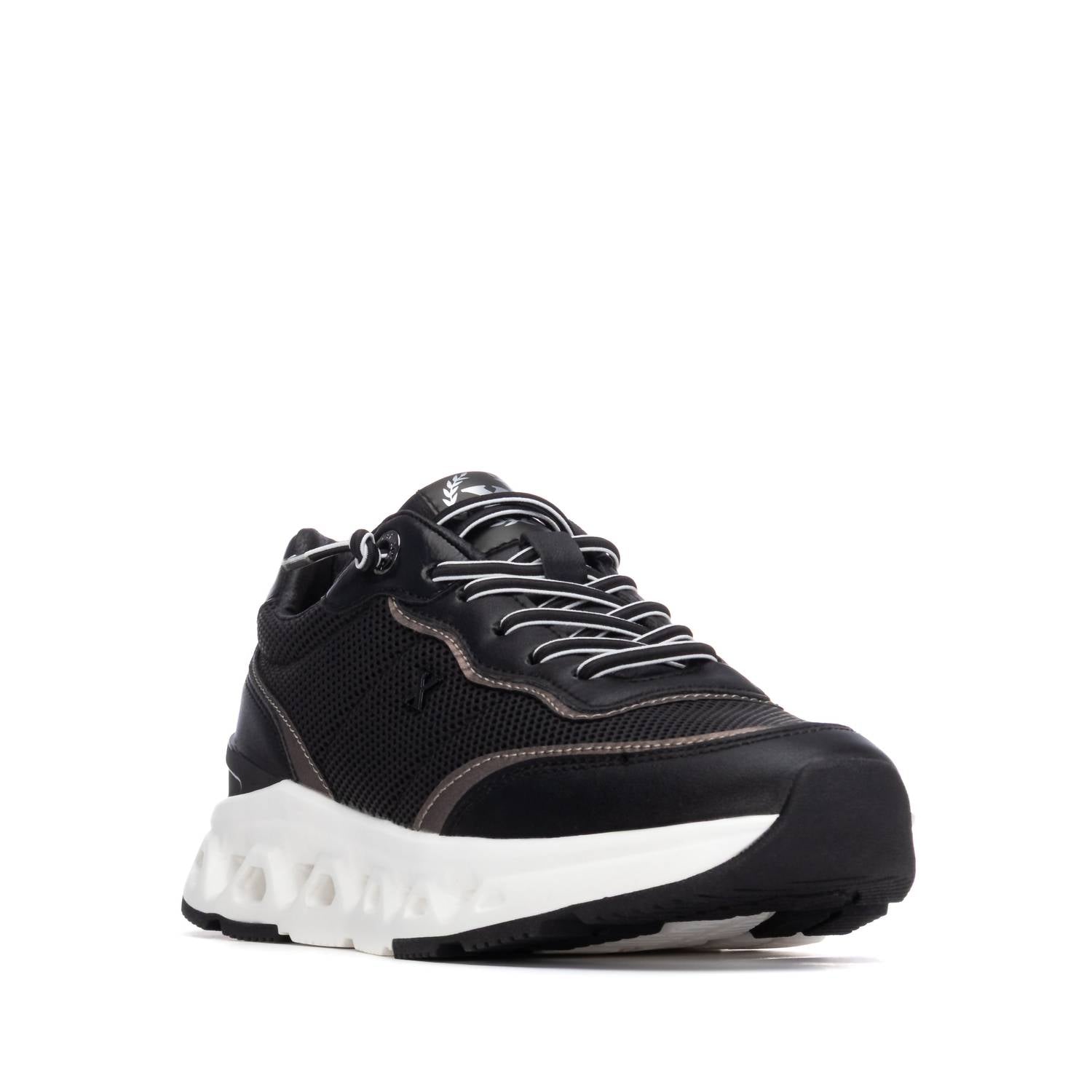 Xti Women's Casual Athletic Sneakers in black - women's shoe - alternate view