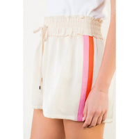 Thml - Elastic Waist Side Stripe Shorts