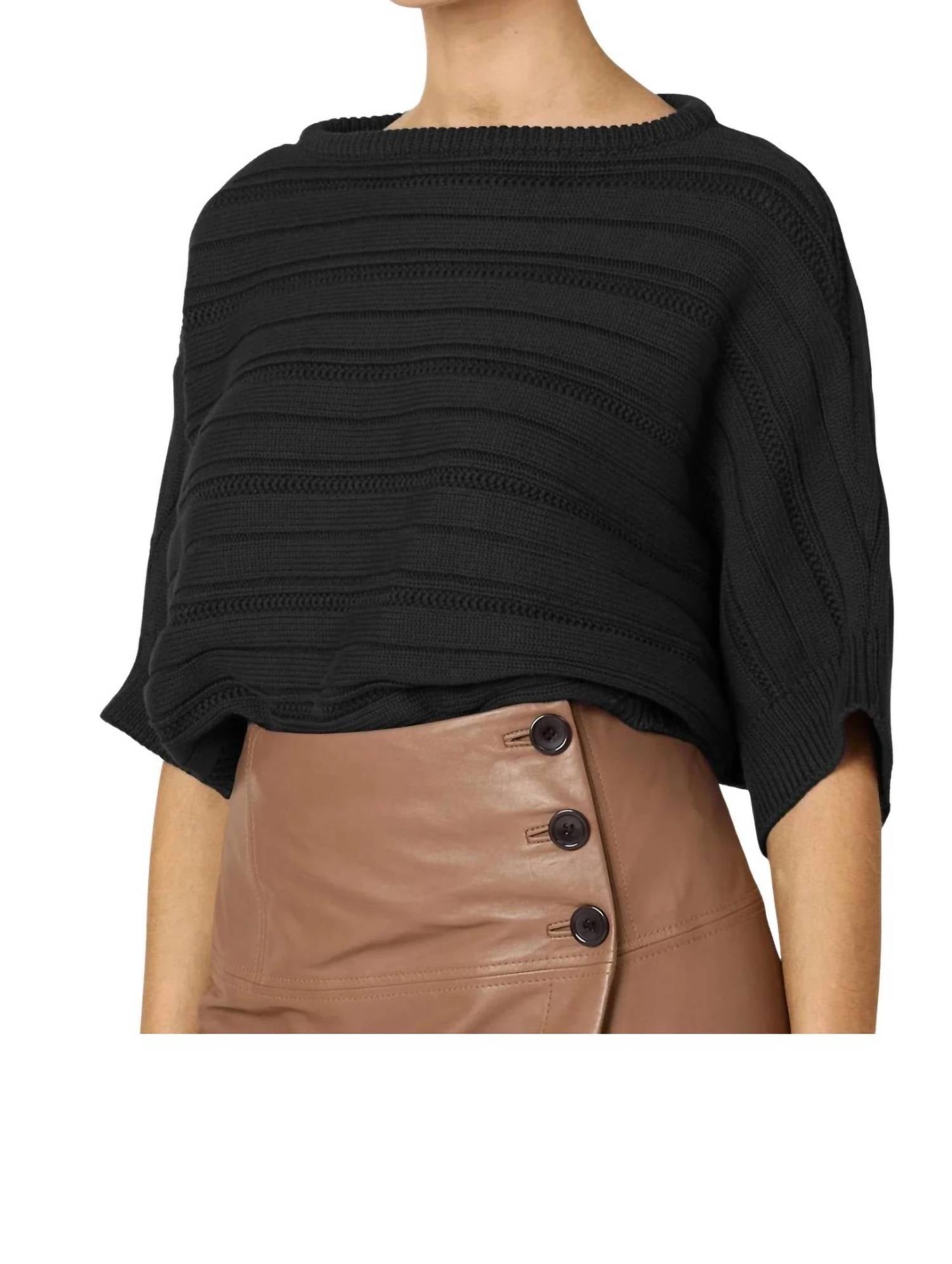 Cleobella - Caro Boat Neck Elbow Sleeve Sweater