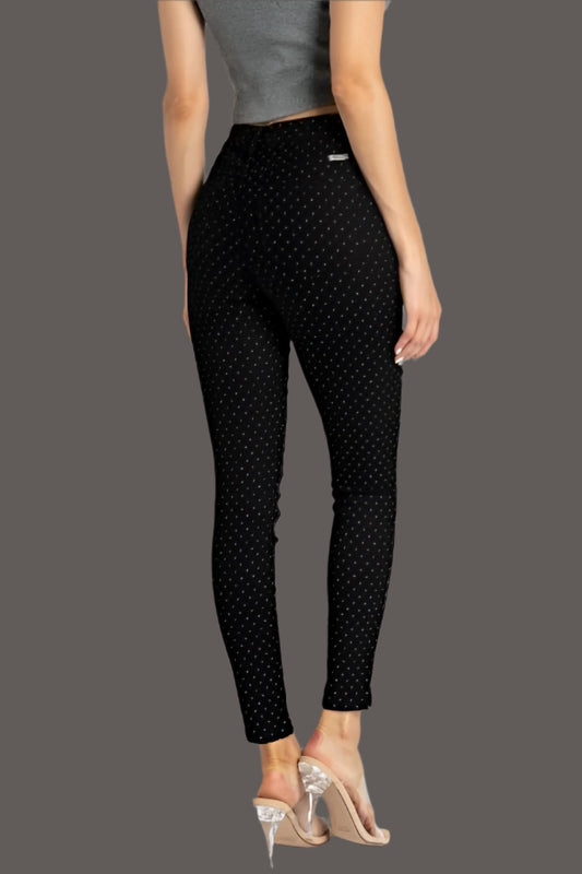 Kancan - Dotted Skinny Pants