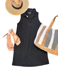 Lilla P - Sleeveless Collared Dress