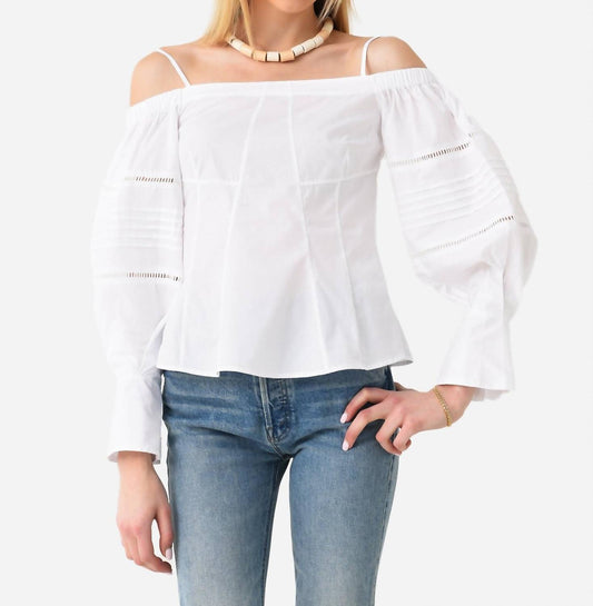 Jonathan Simkhai - Whitney Puff Sleeve Top