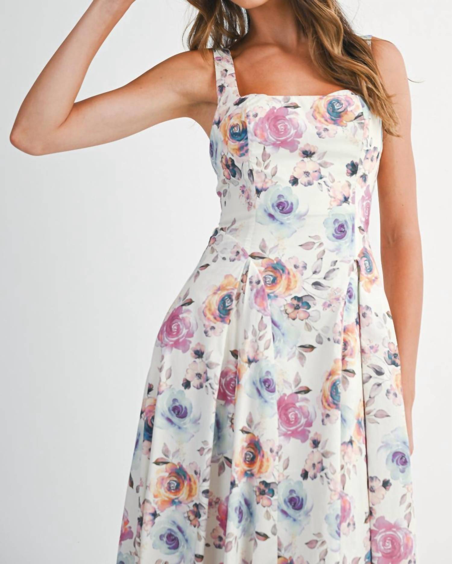 Mable - Sweet Dreams Floral Midi Dress