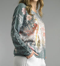 Tempo Paris - Floral Art Top