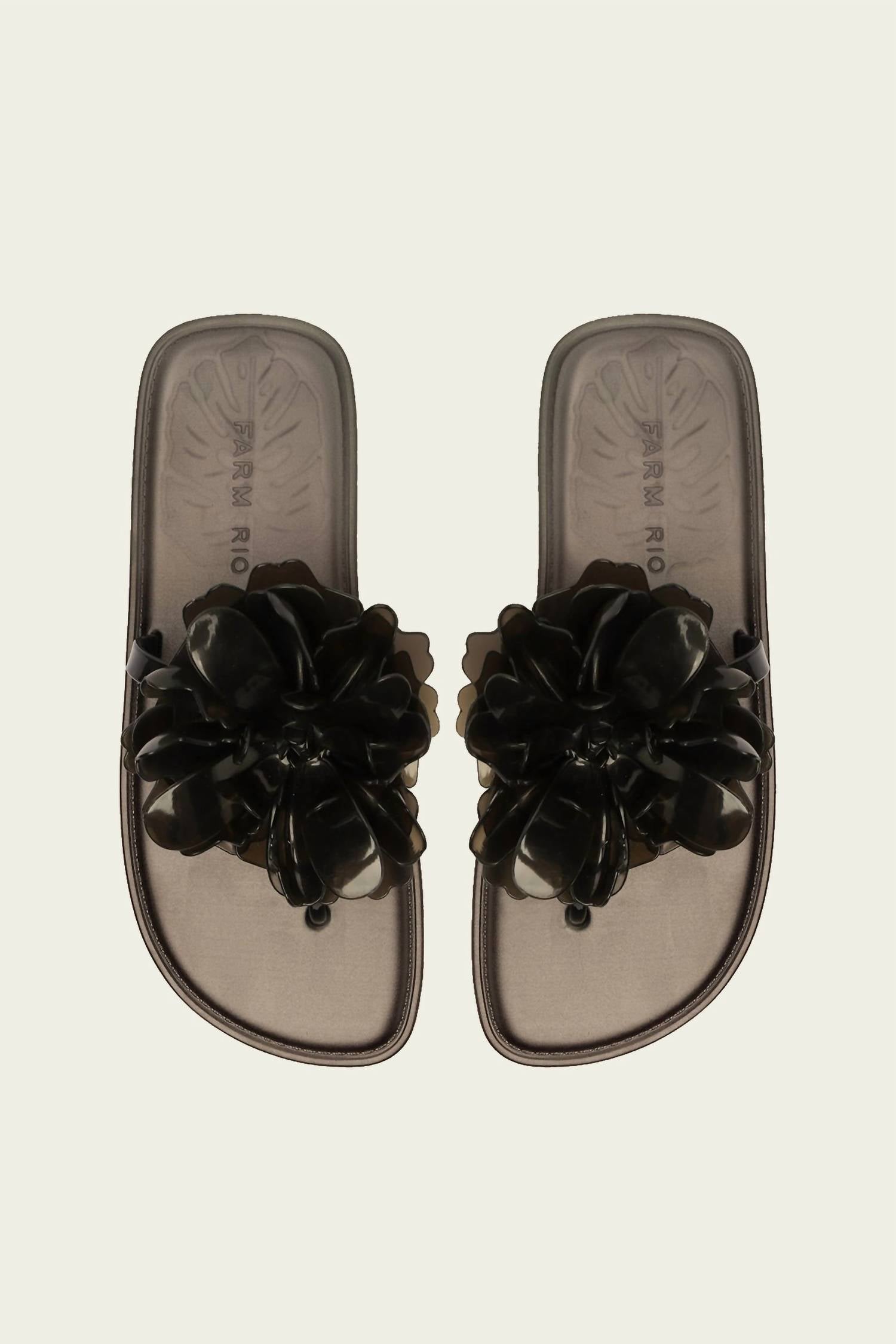 Farm Rio - Women's Flower Jelly Flat Sandals