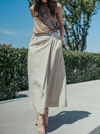 Urban Daizy - Bohemian Wrap Around Maxi Skirt