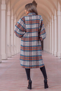 Little Secret Of Mine - Plaid Tweed Coat