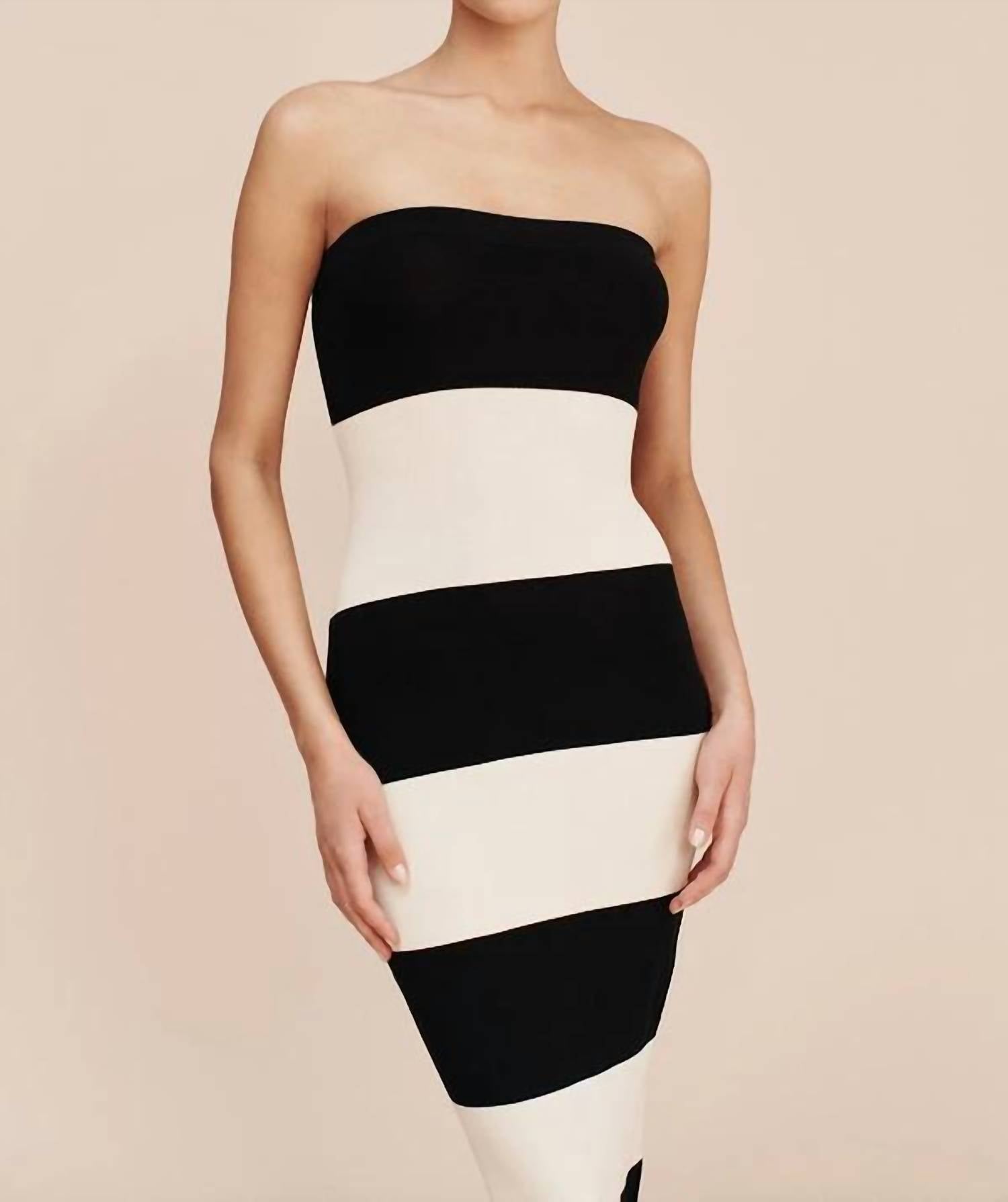 Posse - Theo Strapless Jersey Maxi Dress