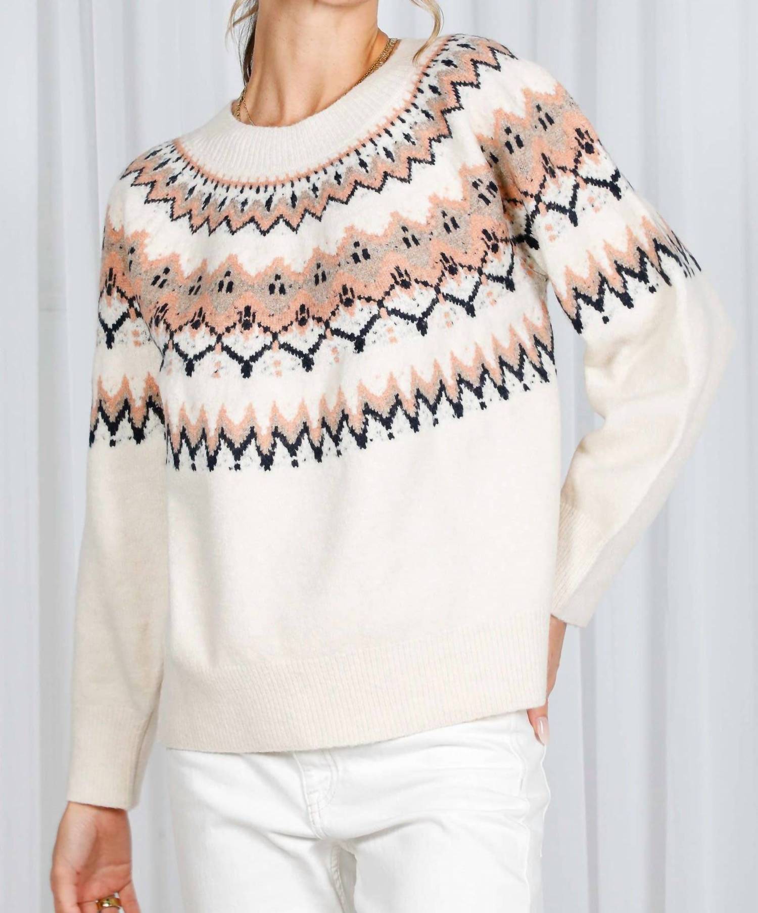Vine & Love - Winter Wonderland Fair Isle Sweater