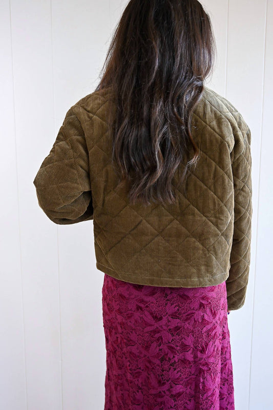 Frnch - Locust Street Quilted Velvet Jacket