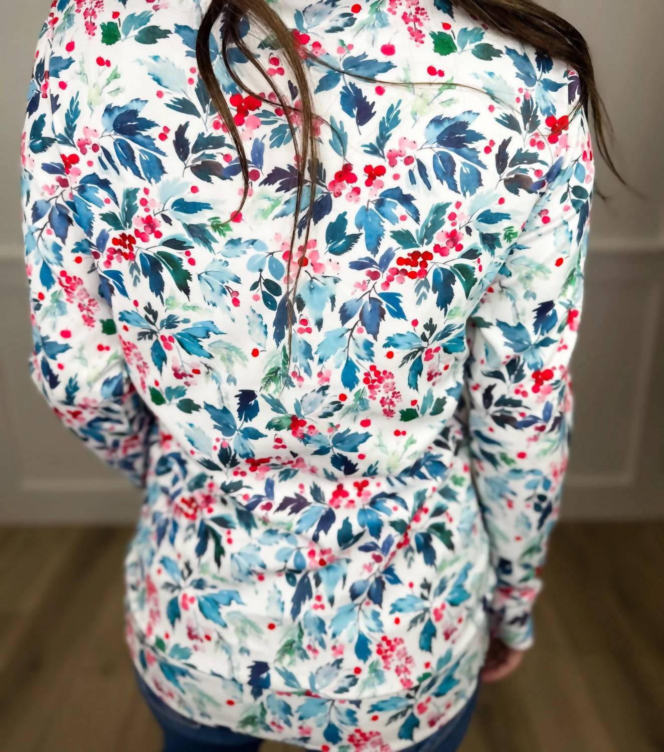Michelle Mae - Long Sleeve Cowl Neck Sweatshirt