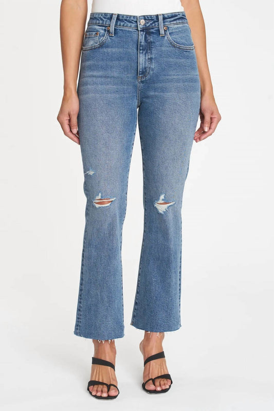 Lennon High Rise Crop Boot Cut Jean