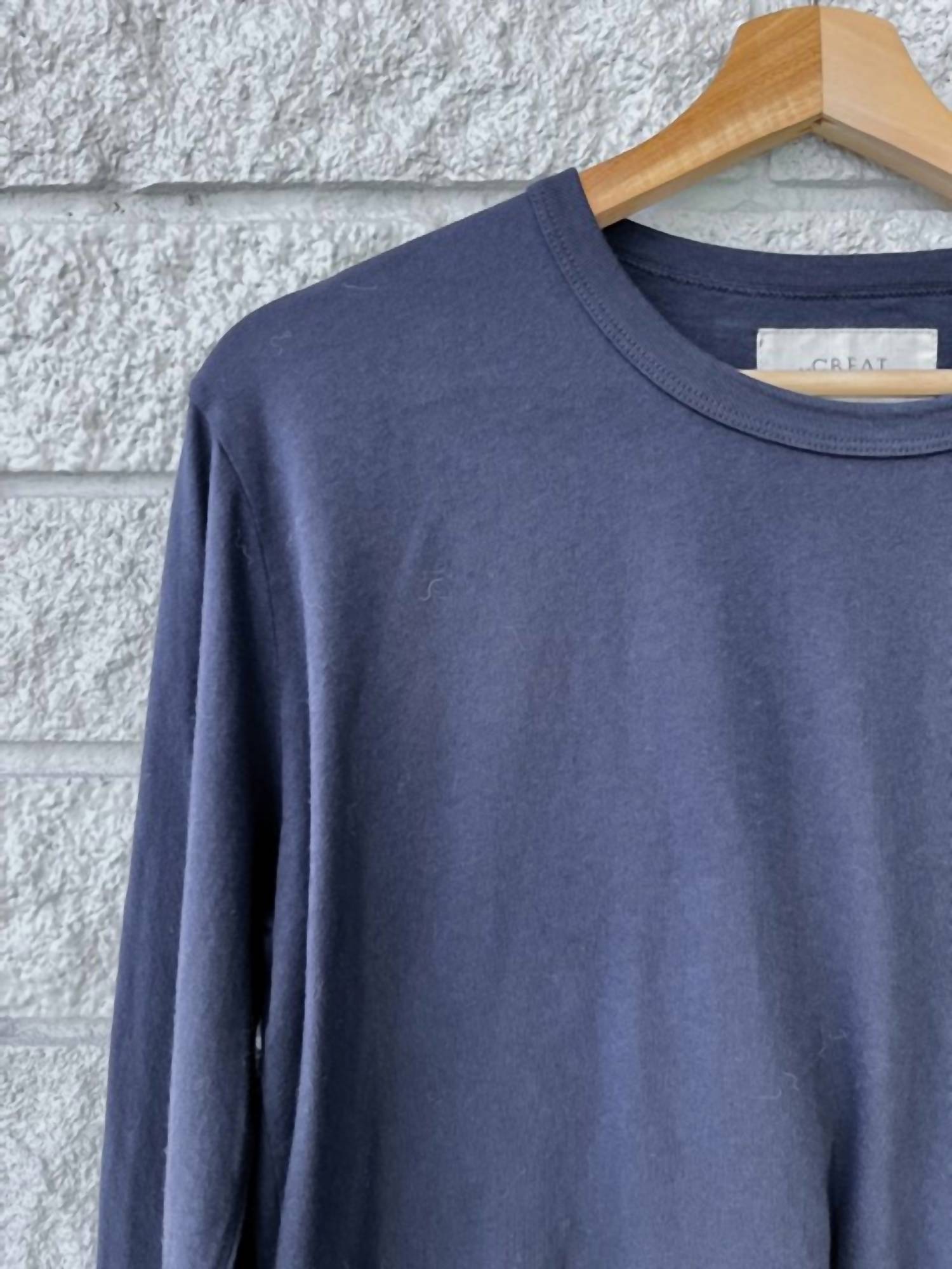 The Great. - Long Sleeve Crop Tee