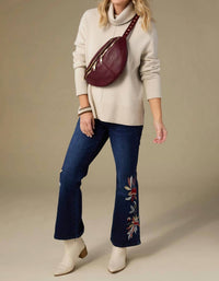 Coco + Carmen - Heavenly-luxe Cowl Neck With Rib Trim Sweater
