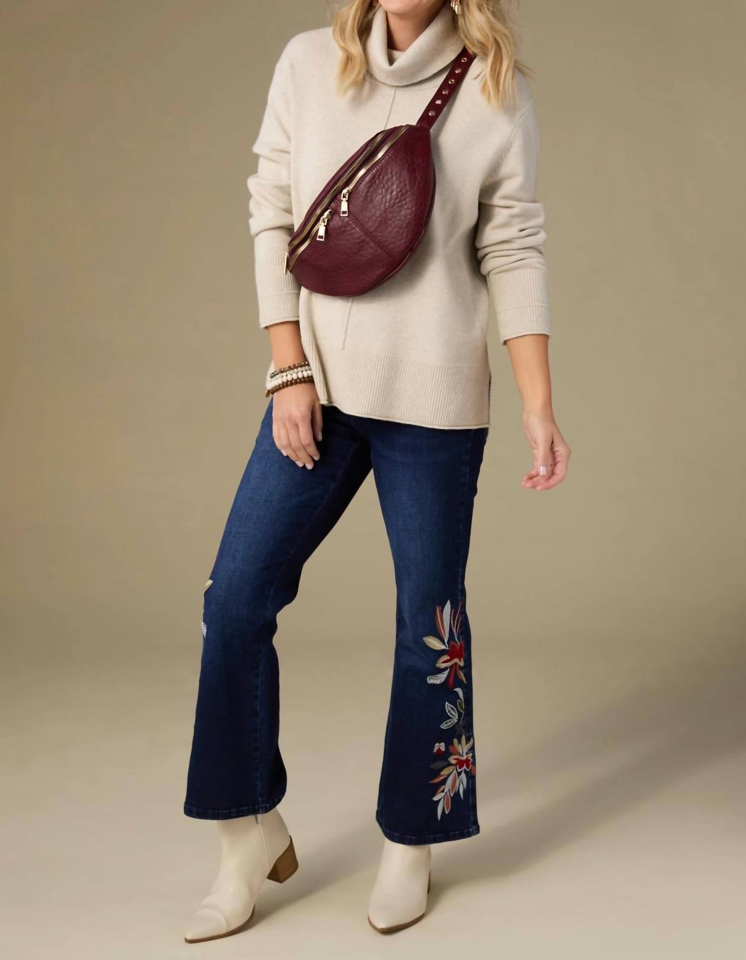 Coco + Carmen - Heavenly-luxe Cowl Neck With Rib Trim Sweater
