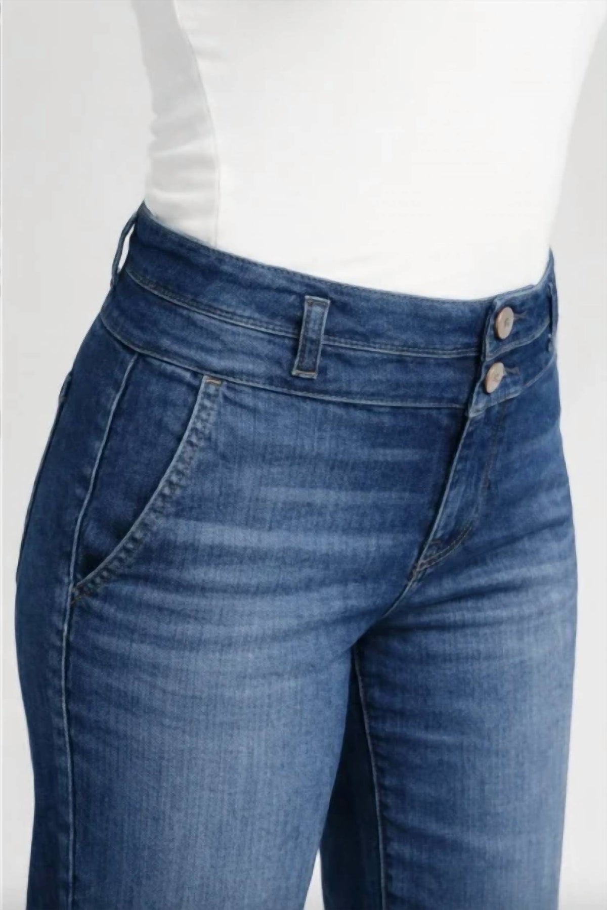 1822 Denim - Slim Wide Leg Jean