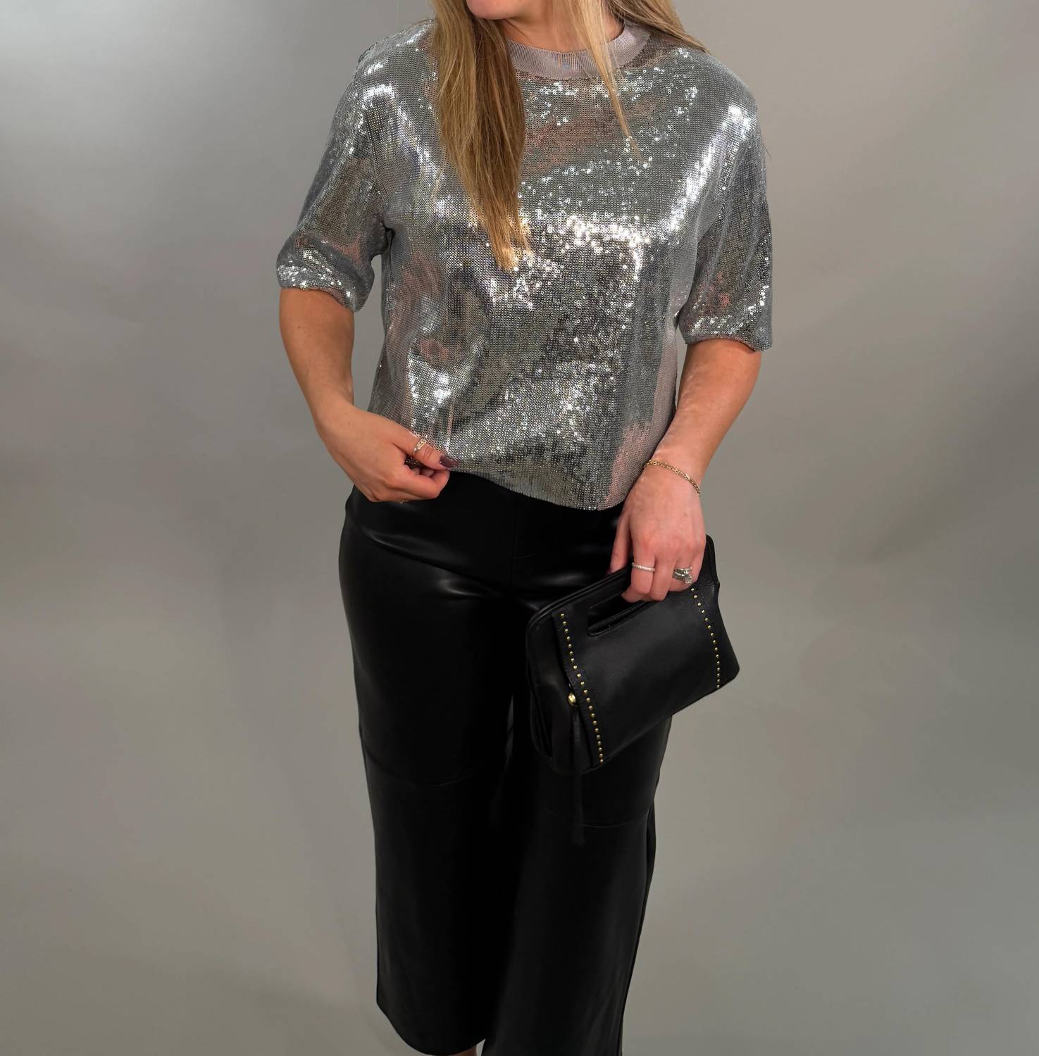 Elan - Sequin Easy-fit Tee