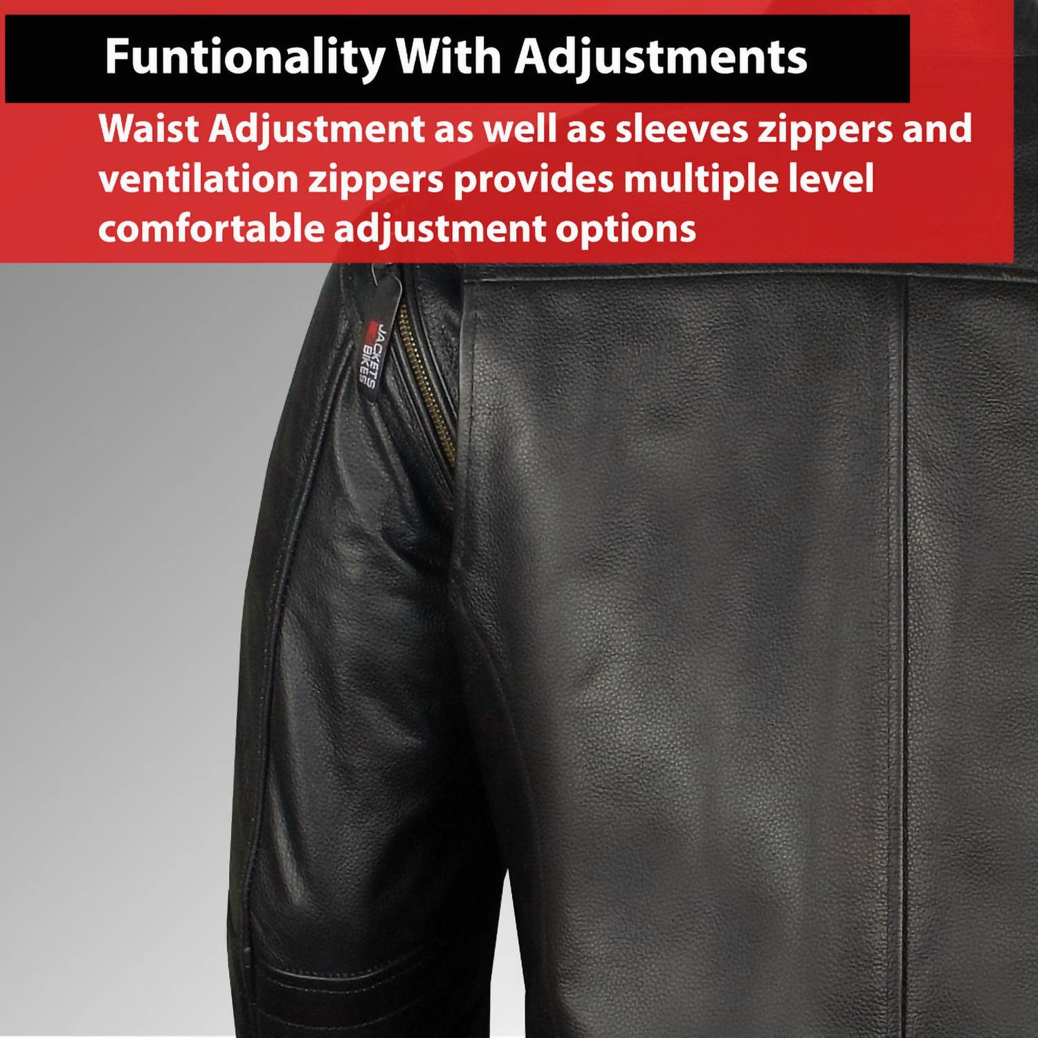 Jackets 4 Bikes - Men’s Buffalo Leather Motorcycle Jacket